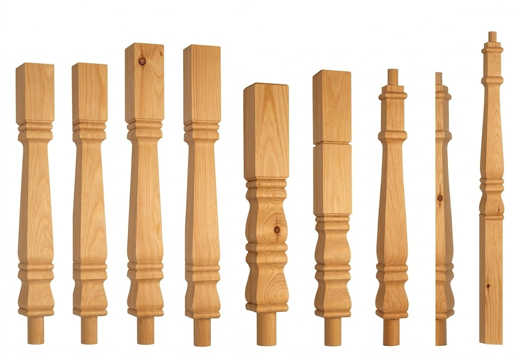 Pine Provincial Newels
